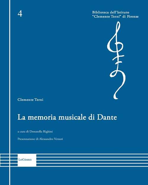 La memoria musicale di Dante - Clemente Terni - copertina