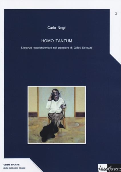 Homo tantum. L'istanza trascendentale nel pensiero di Gille Deleuze - Carlo Negri - copertina