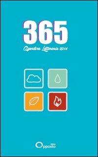 365. Agenda letteraria 2014. Ediz. azzurra - copertina