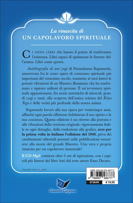 Autobiografia di uno yogi del 70° anniversario. Ediz. speciale. Con CD Audio - Swami Yogananda Paramhansa - 4