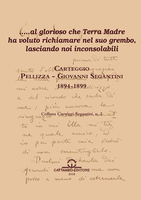 Carteggio Pellizza, Giovanni Segantini (1894-1899) - copertina