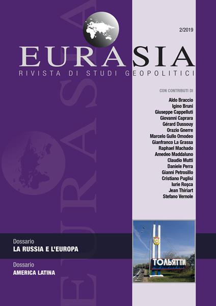 Eurasia. Rivista di studi geopolitici (2019). Vol. 2: Russia e l'Europa, La. - copertina