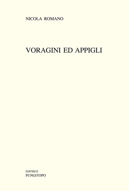 Voragini ed appigli - Nicola Romano - copertina