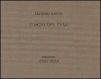 Elogio del fumo - Alfonso Gatto - copertina