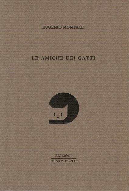 Le amiche dei gatti - Eugenio Montale - copertina