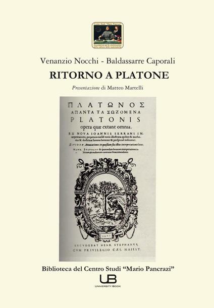 Ritorno a Platone - Venanzio Nocchi,Baldassarre Caporali - copertina