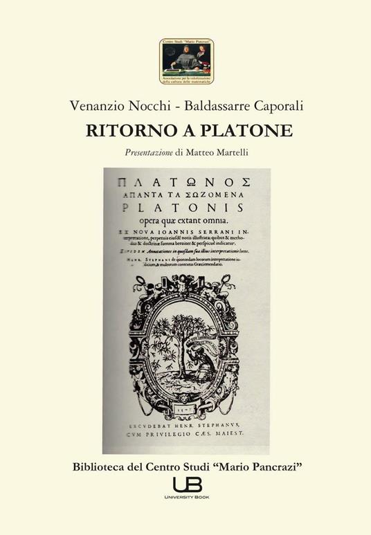 Ritorno a Platone - Venanzio Nocchi,Baldassarre Caporali - copertina