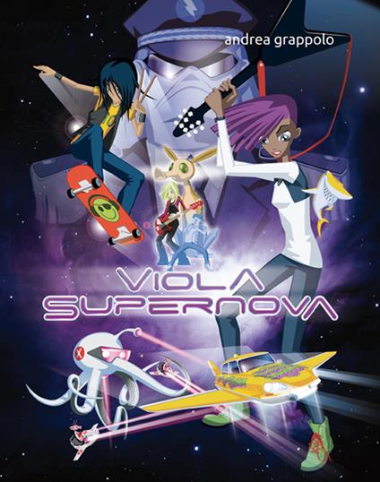 Viola supernova - Andrea Grappolo - copertina