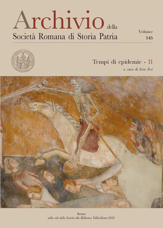 Archivio della Società romana di storia patria. Vol. 145 - copertina