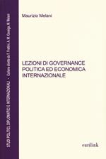 Lezioni di governance politica ed economica internazionale