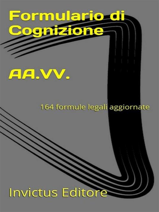 Formulario di cognizione - V.V.A.A. - ebook