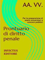 Prontuario di diritto penale