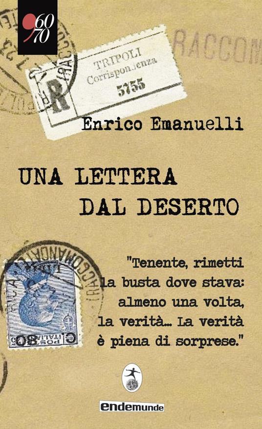 Una lettera dal deserto - Enrico Emanuelli - copertina