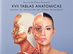 17 tablas anatomicas. Puntos de inyección de toxina botulínica