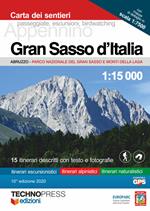 Gran Sasso d'Italia. Carta dei sentieri 1:15.000