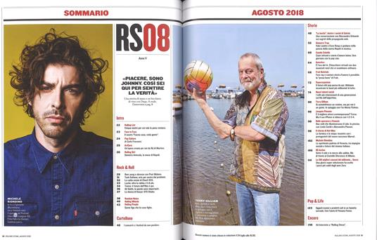 Rivista Rolling Stone. Numero 8, Agosto 2018 - 2