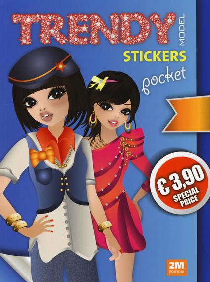 Trendy model pocket stickers. Blu. Vol. 5 - Valentina Russo - copertina