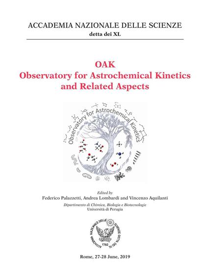 OAK Observatory for astrochemical kinetics and related aspects - copertina