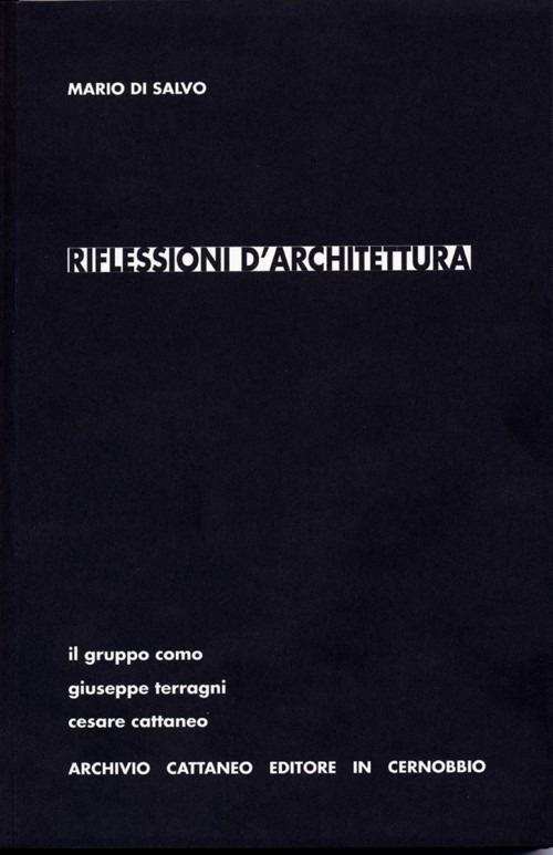 Riflessioni d'architettura - Mario Di Salvo - copertina