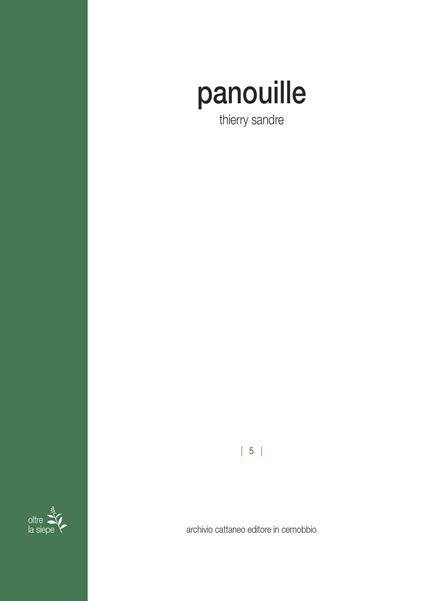 Panouille - Thierry Sandre - copertina