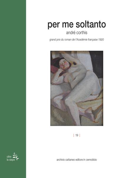 Per me soltanto - André Corthis - copertina