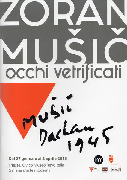 Zoran Music. Occhi vetrificati. Catalogo della mostra (Trieste, 27 gennaio-2 aprile 2018). Ediz. italiana e inglese - copertina