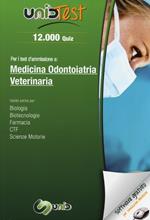 12.000 quiz. Per i test d'ammissione a: medicina, odontoiatria, veterinaria. Con software di simulazione