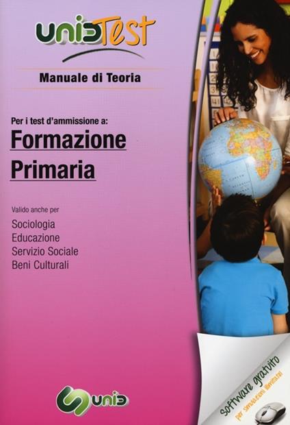 UnidTest 5. Manuale di teoria-Glossario per formazione primaria. Manuale di teoria per i test di ammissione... Con software di simulazione - copertina