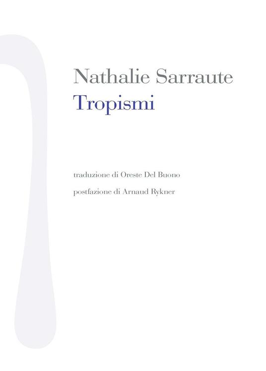 Tropismi - Nathalie Sarraute - copertina