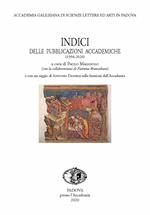 Indici delle pubblicazioni accademiche (1994-2020)