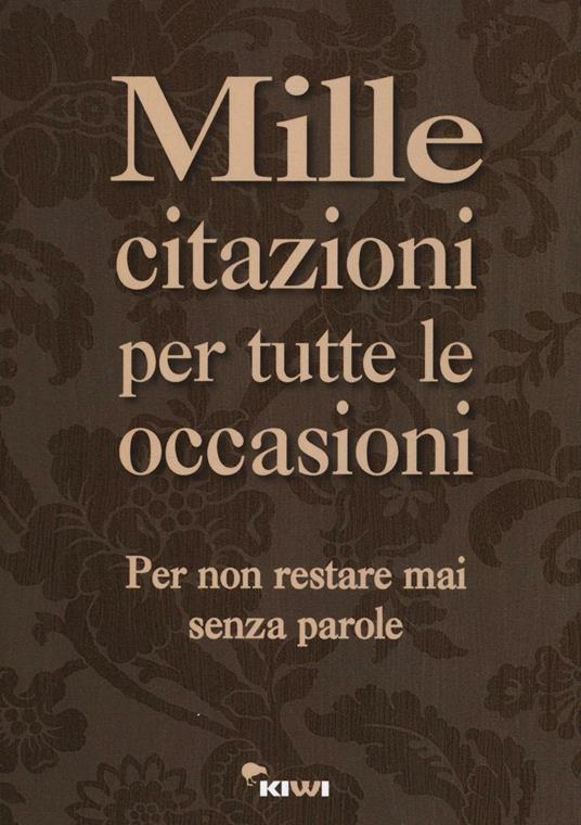 Mille citazioni per tutte le occasioni - copertina