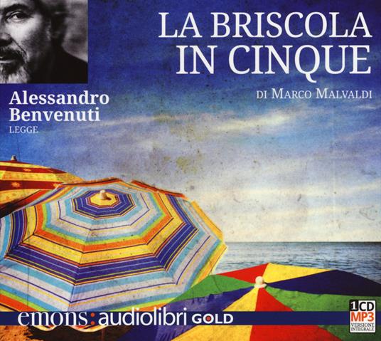 La briscola in cinque letto da Alessandro Benvenuti. Audiolibro. CD Audio formato MP3 - Marco Malvaldi - copertina