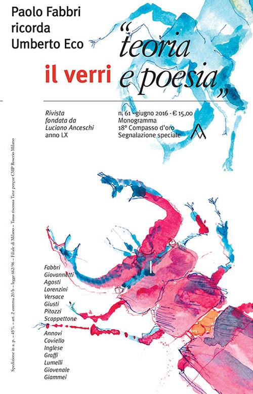 Il Verri. Vol. 61: «Teoria e poesia». - copertina