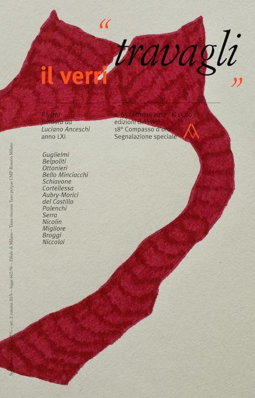 Il Verri (2017). Vol. 65: Consiglia: Trevisan/Carnaroli. - copertina