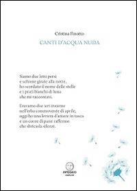 Canti d'acqua nuda - Cristina Finotto - copertina