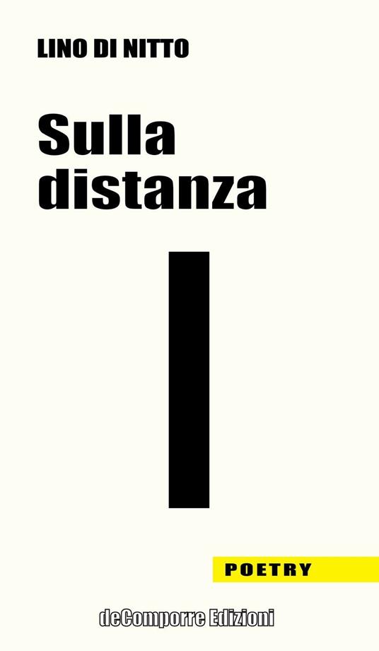 Sulla distanza - Lino Di Nitto - copertina