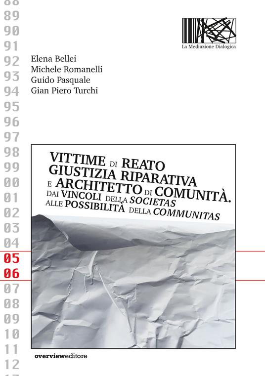 Vittime di reato, giustizia riparativa e architetto di comunità. Dai vincoli della societas alle possibilità della communitas - Elena Bellei,Michele Romanelli,Guido Pasquale - copertina