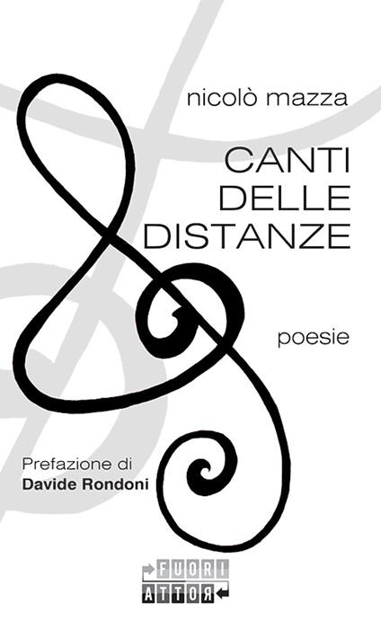 Canti delle distanze - Nicolò Mazza - copertina