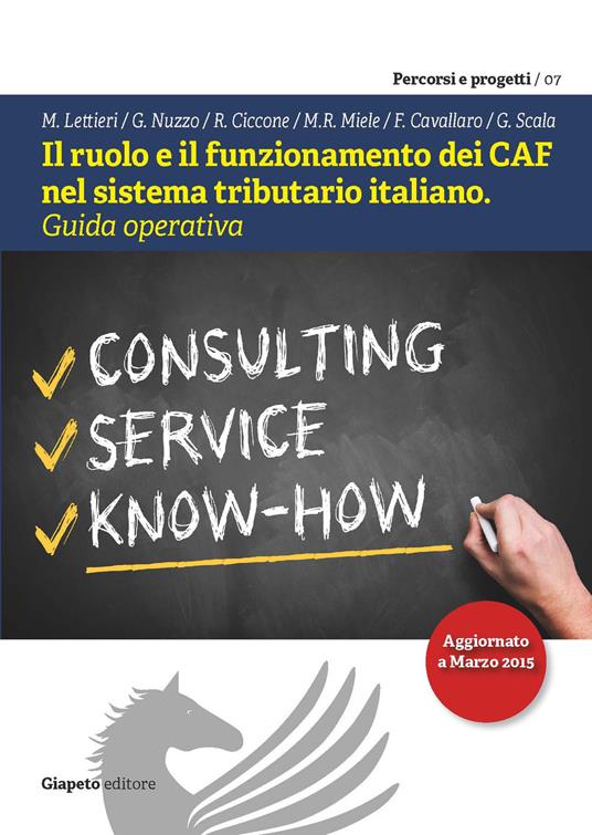 Il ruolo e il funzionamento dei CAF nel sistema tributario italiano - copertina