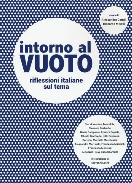 Intorno al vuoto. Riflessioni italiane sul tema - copertina