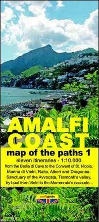 Map of the paths of the Amalfi coast. Scale 1:10.000. Vol. 1: From Vietri sul Mare to Minori. - Gabriele Cavaliere - copertina