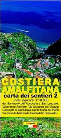 Mappa dei sentieri della costiera Amalfitana. Scala 1:10.000. Vol. 2: Da Maiori al Fiordo di Furore. - Gabriele Cavaliere - copertina