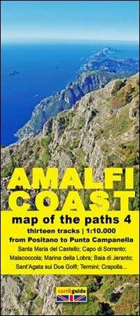 Map of the paths of the Amalfi coast. Scale 1:10.000. Vol. 4: From Positano to Punta Campanella. - Gabriele Cavaliere - copertina