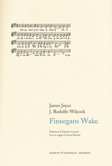 Finnegans Wake. Testo inglese a fronte - James Joyce,J. Rodolfo Wilcock - copertina