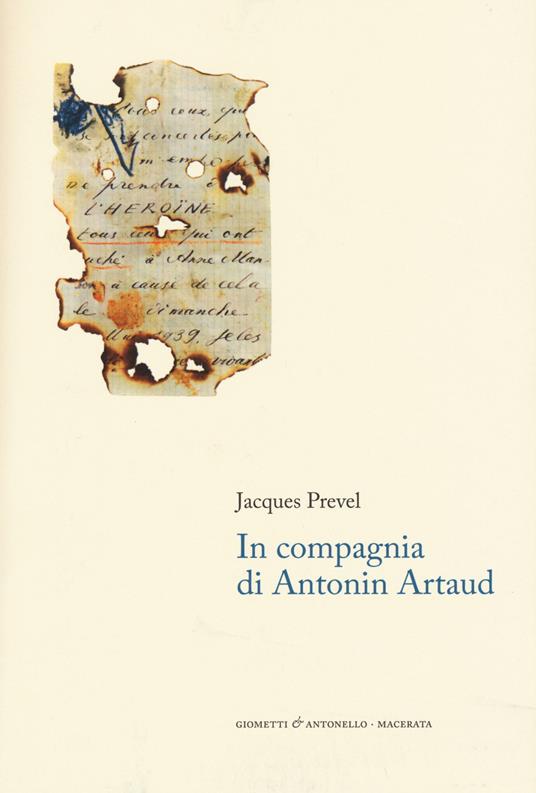 In compagnia di Antonin Artaud - Jacques Prevel - copertina