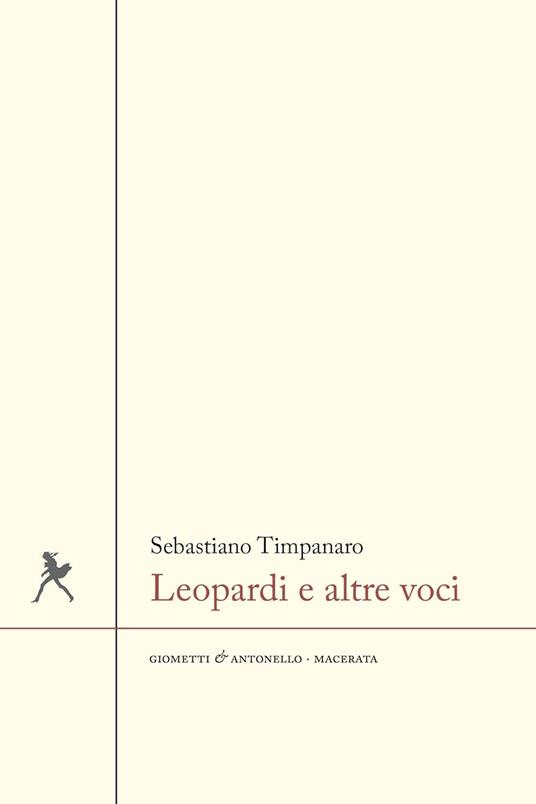 Leopardi e altre voci - Sebastiano Timpanaro - copertina