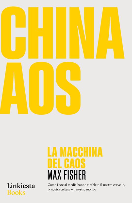 La macchina del caos - Max Fisher - copertina