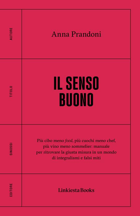 Il senso buono - Anna Prandoni - copertina