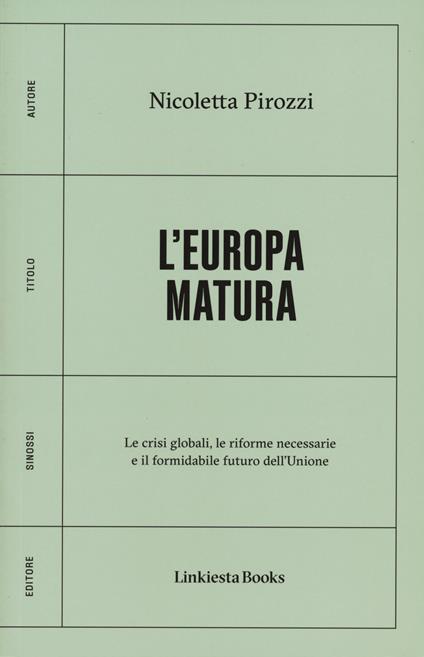 L'Europa matura - Nicoletta Pirozzi - copertina