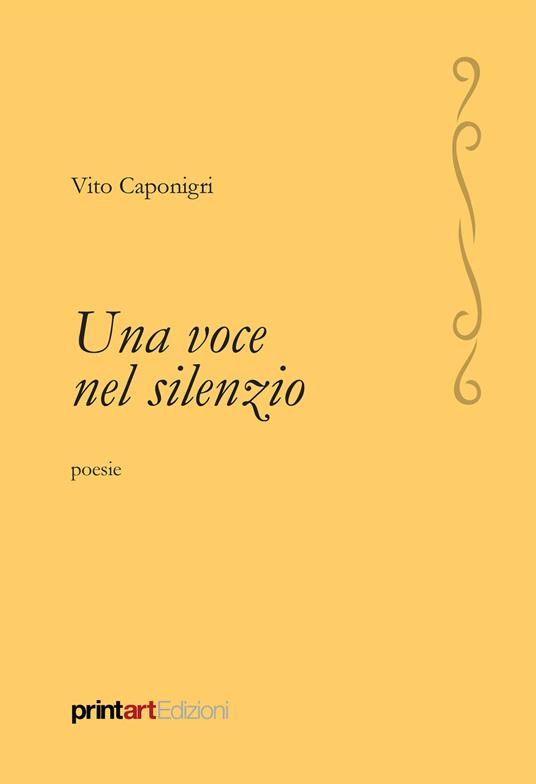 Una voce nel silenzio - Vito Caponigri - copertina